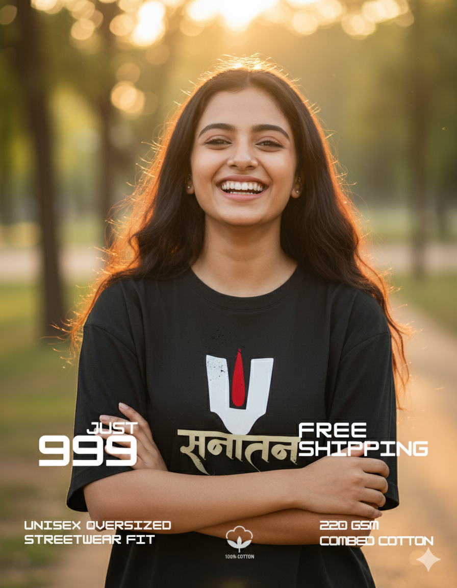 sanatan minimal oversize t shirt