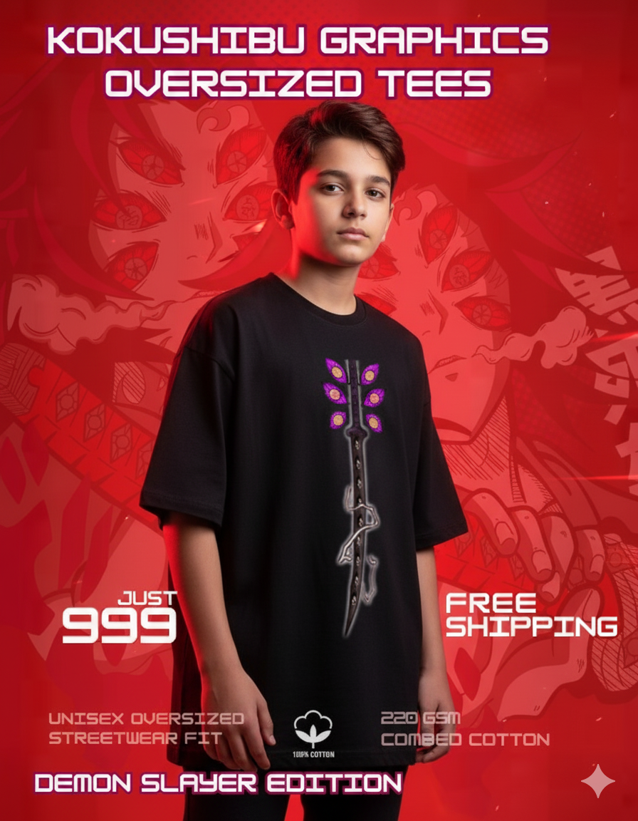Kokushibo Graphic Tee – Embrace the Darkness