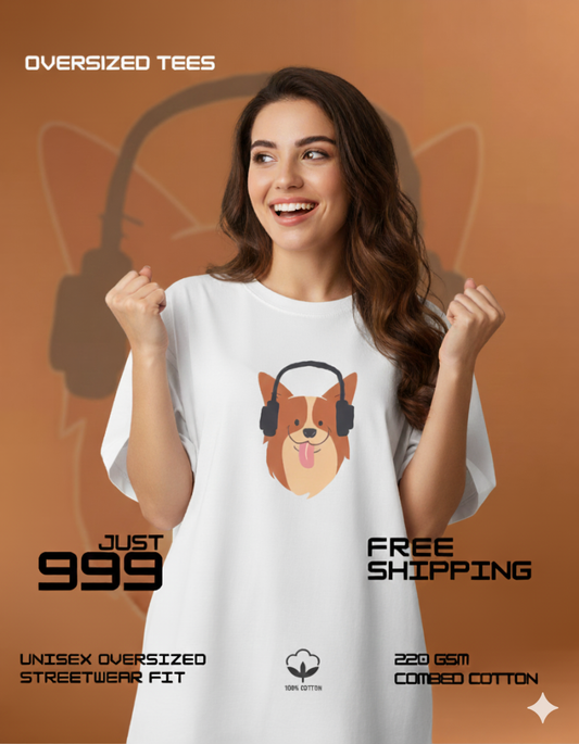 Choco Pup Oversize Tee
