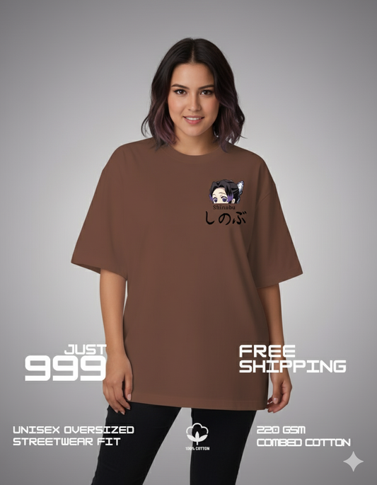 Shinobu-Inspired Oversize T-shirt
