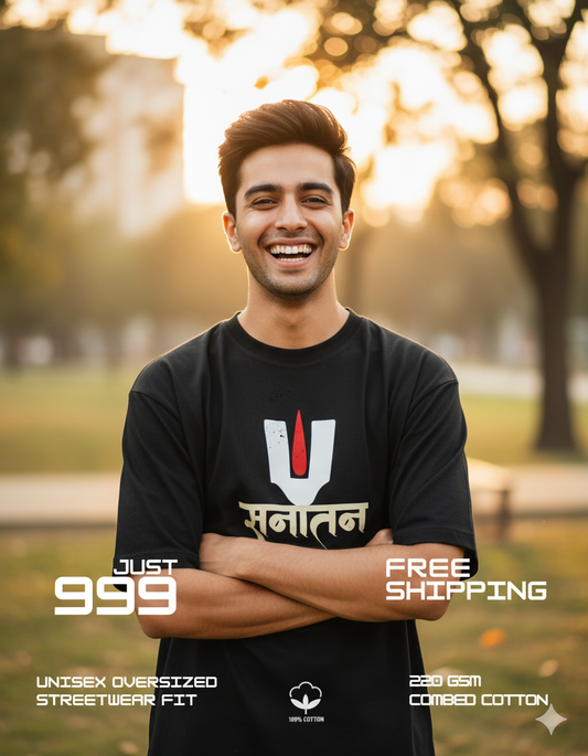 sanatan minimal oversize t shirt