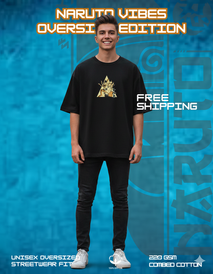 NARUTO VIBES Oversized T-shirt