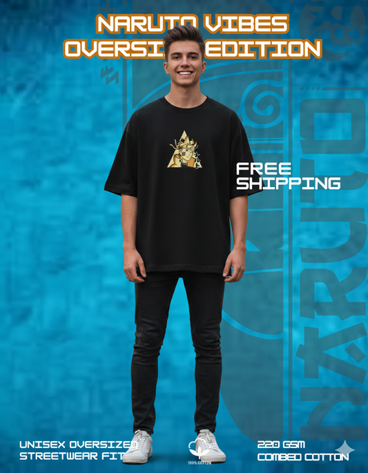 NARUTO VIBES Oversized T-shirt